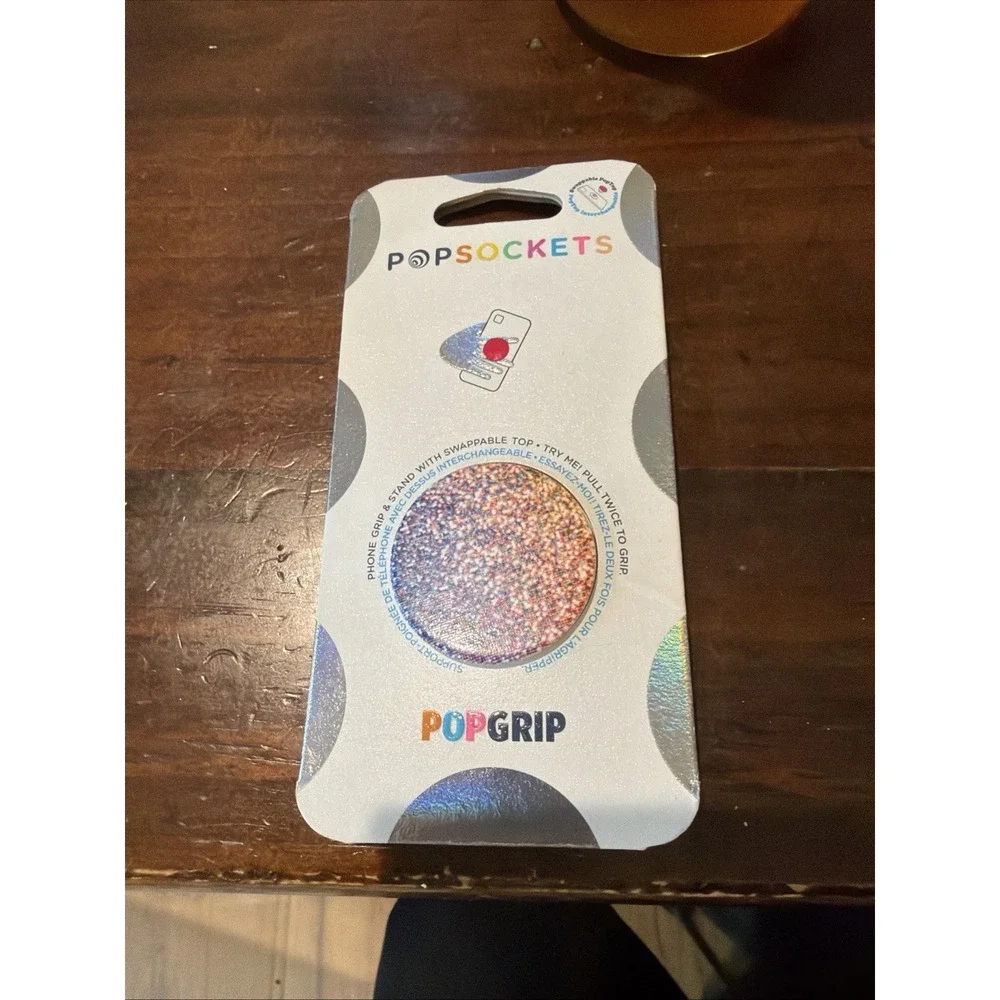 PopSockets Phone Grip Stand PopGrip Swap Top NEW Pink Purple